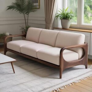 Ghế Sofa Gỗ Hiện Đại Dài 2m- SF71