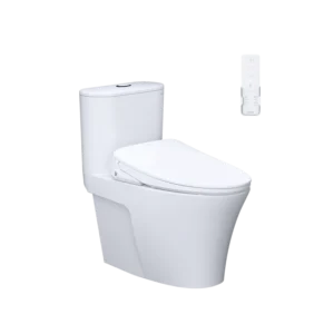 C1395F + TAF710H Bàn Cầu Một Khối kết hợp nắp điện tử