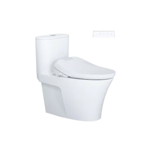 C1395F + TAF610H Bàn Cầu Một Khối kết hợp nắp điện tử